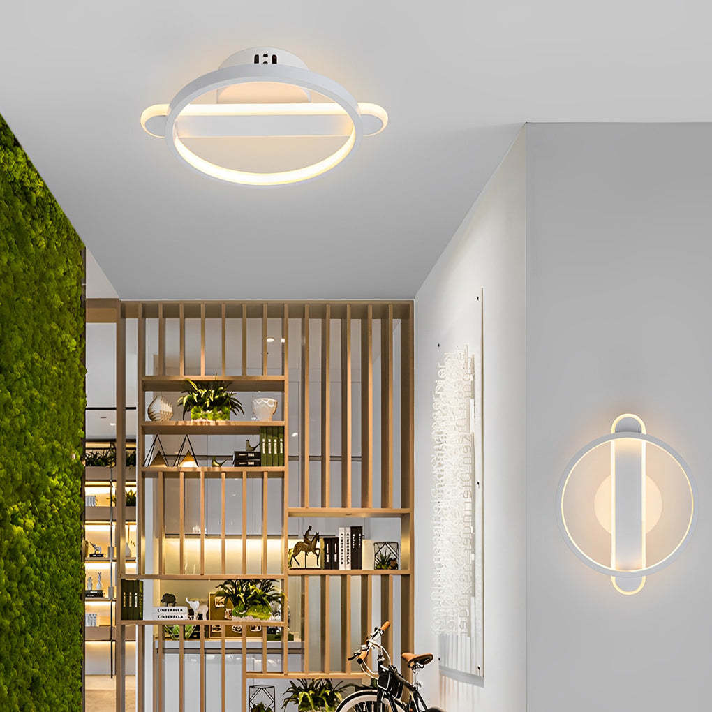 Circular Strip LED Minimalist Wall Light