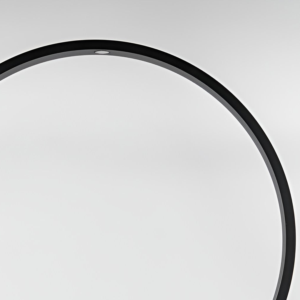 Minimalist Circle Design Waterproof LED Black Modern Pathway Lights-Lighom