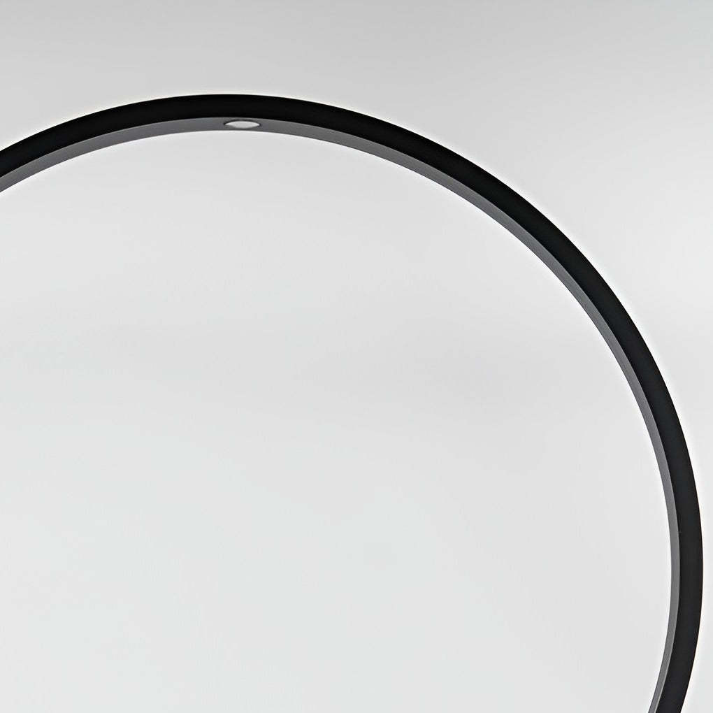 Minimalist Circle Design Waterproof LED Black Modern Pathway Lights-Lighom