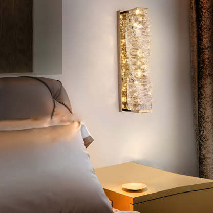 Creative Crystal Three Step Dimming Light LED Modern Wall Sconce Lighting Wall Lamp-Lighom
