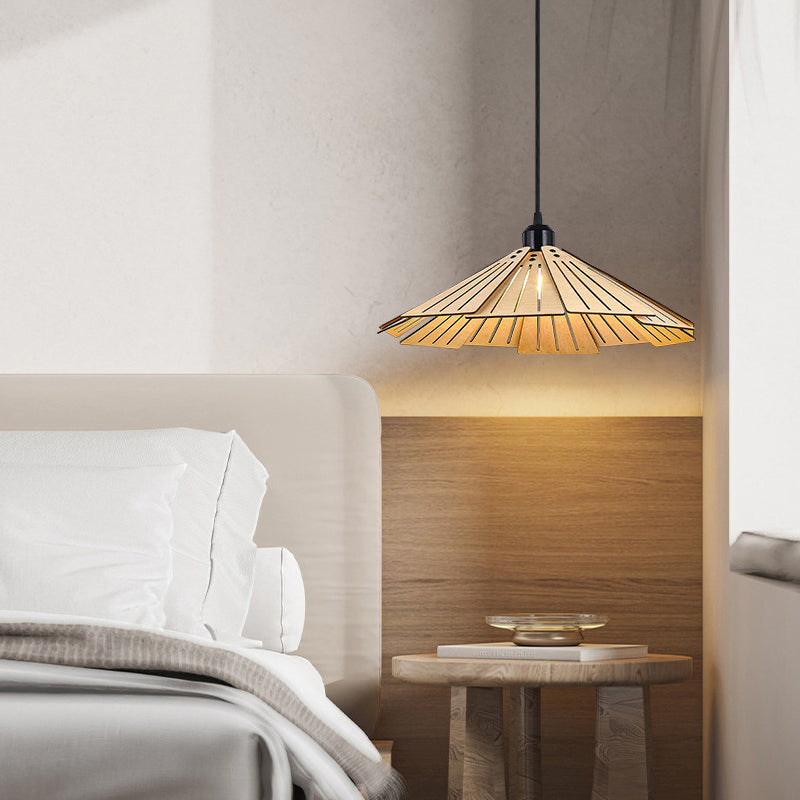Wood Japanese Wabi-Sabi Retro Nordic Dining Chandelier