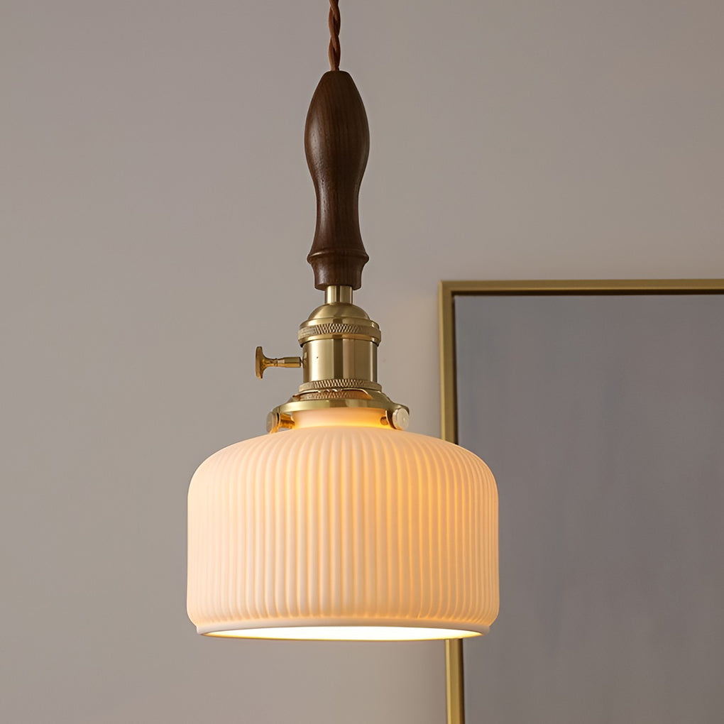 Ceramic Copper 12W Nordic Plug-In Wall Lamp