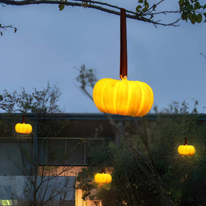Portable Resin Pumpkin LED Waterproof USB Chargeable Outdoor Lights-Lighom