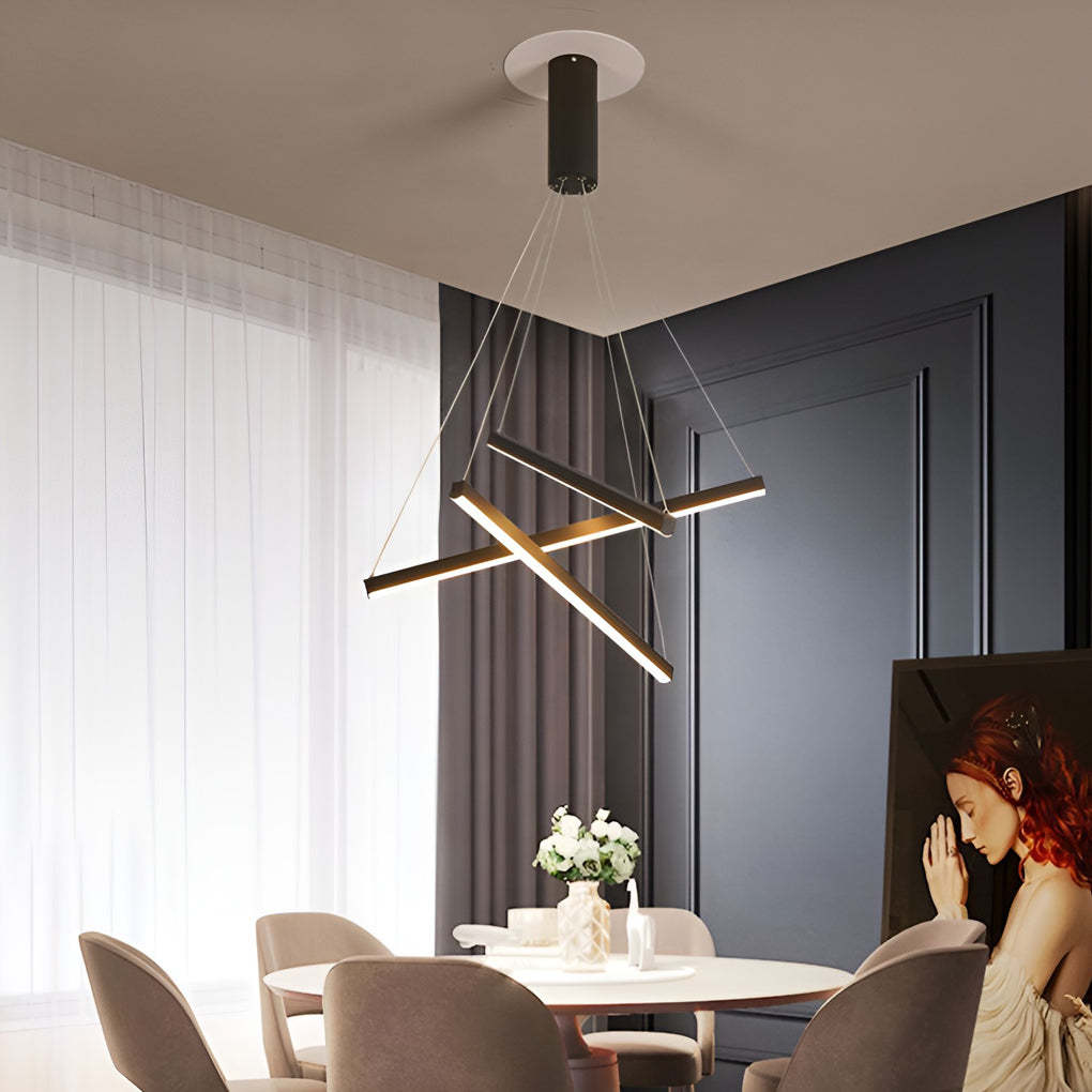 Minimalist Strip Stepless Dimming Black Modern