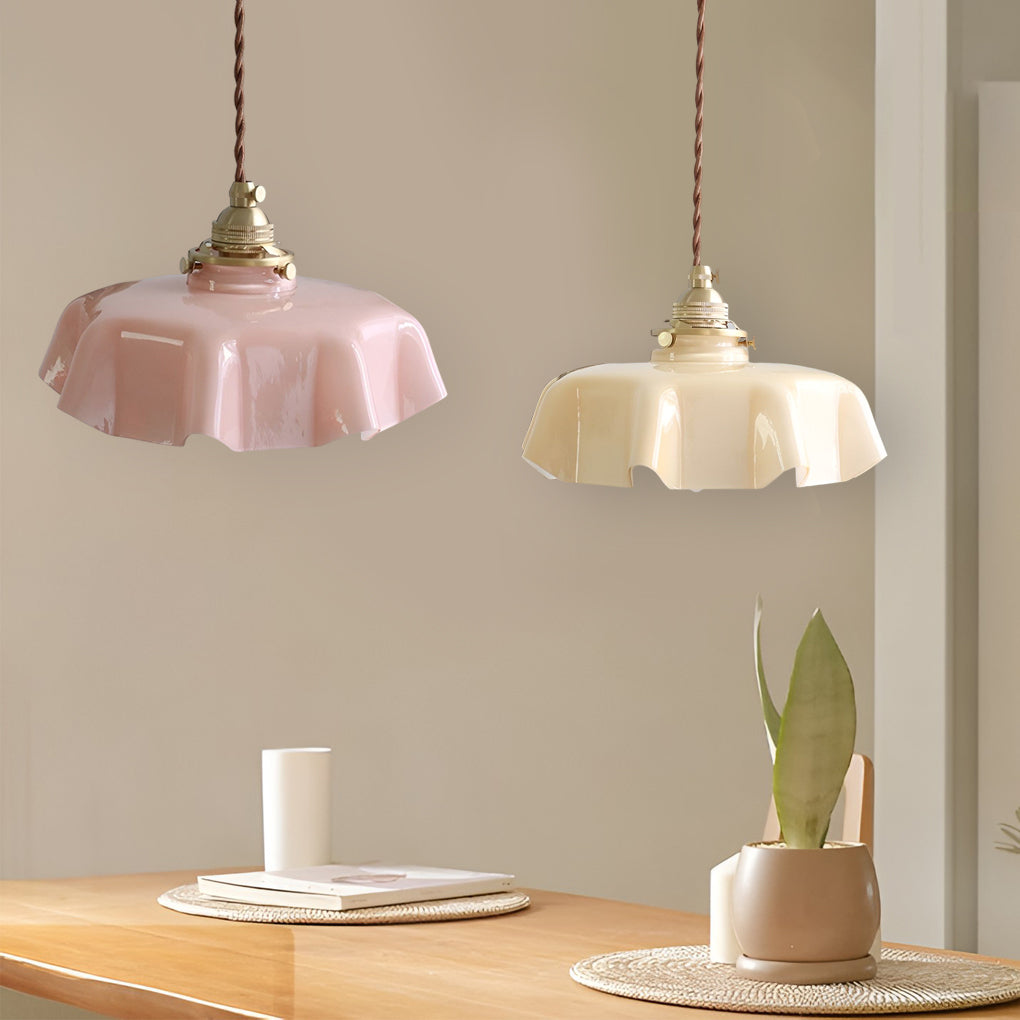 Round Glass LED Nordic Island Pendant
