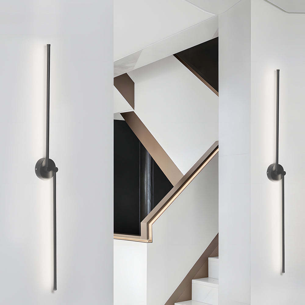 1 PC Black Modern Rotatable Linear LED Wall Light Sconces-Lighom