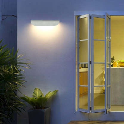 Minimalist LED Waterproof Exterior Wall Light for Garden Balcony Stair Aisle-Lighom