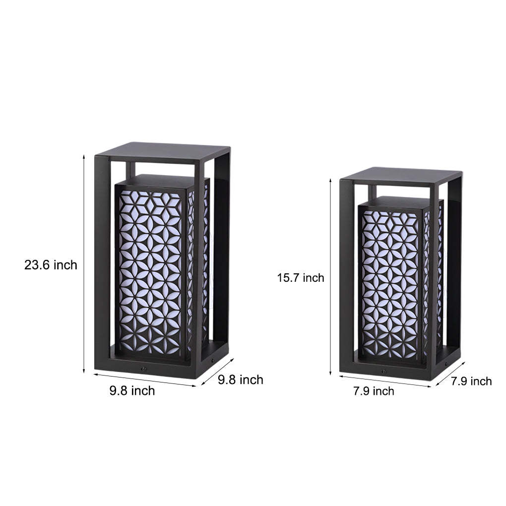Vintage Waterproof Ip65 Galvanized Sheet Modern Outdoor Pathway Lights-Lighom