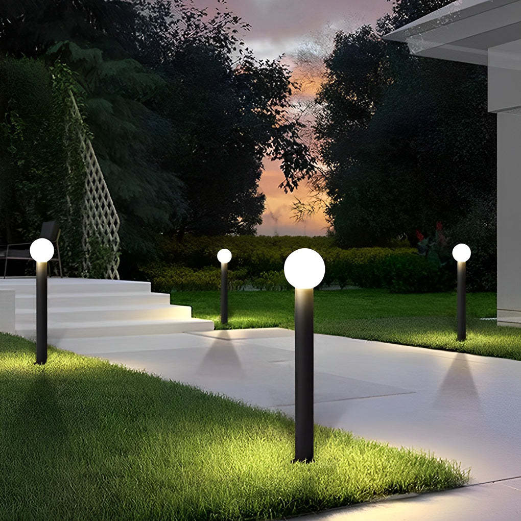 Elegant Round Ball LED Pathway Lights - Waterproof & Sturdy-Lighom