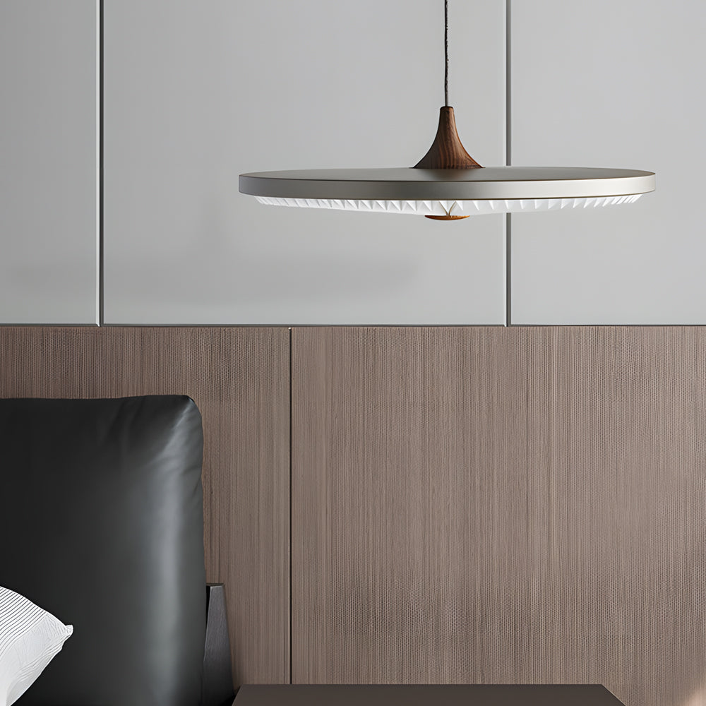 Lighom modern ufo island gray pendant lighting in synthetic