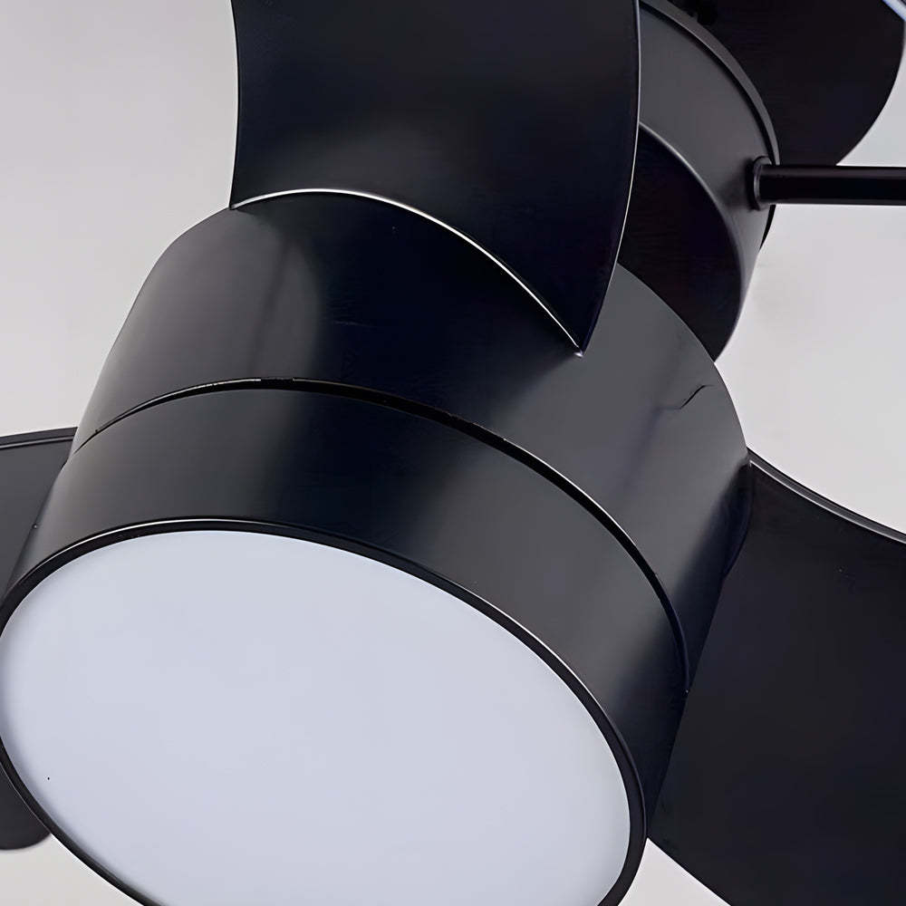 23.6 in. Low Profile Dimmable Ceiling Fan with Remote