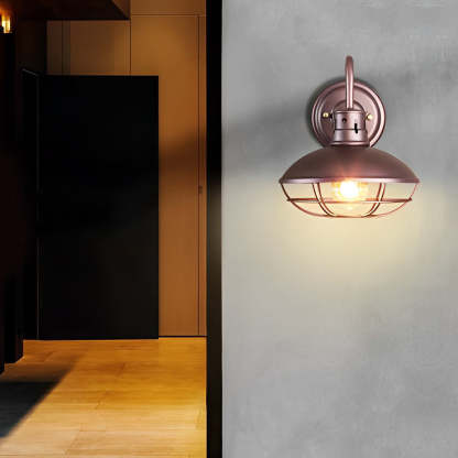 Retro Iron LED Waterproof Industrial Style Outdoor Wall Lights Wall Lamp-Lighom