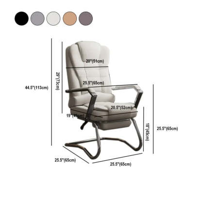 Executive Leather High-Back Office Chair