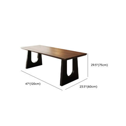 Brown Wood Home Office Writing Desk