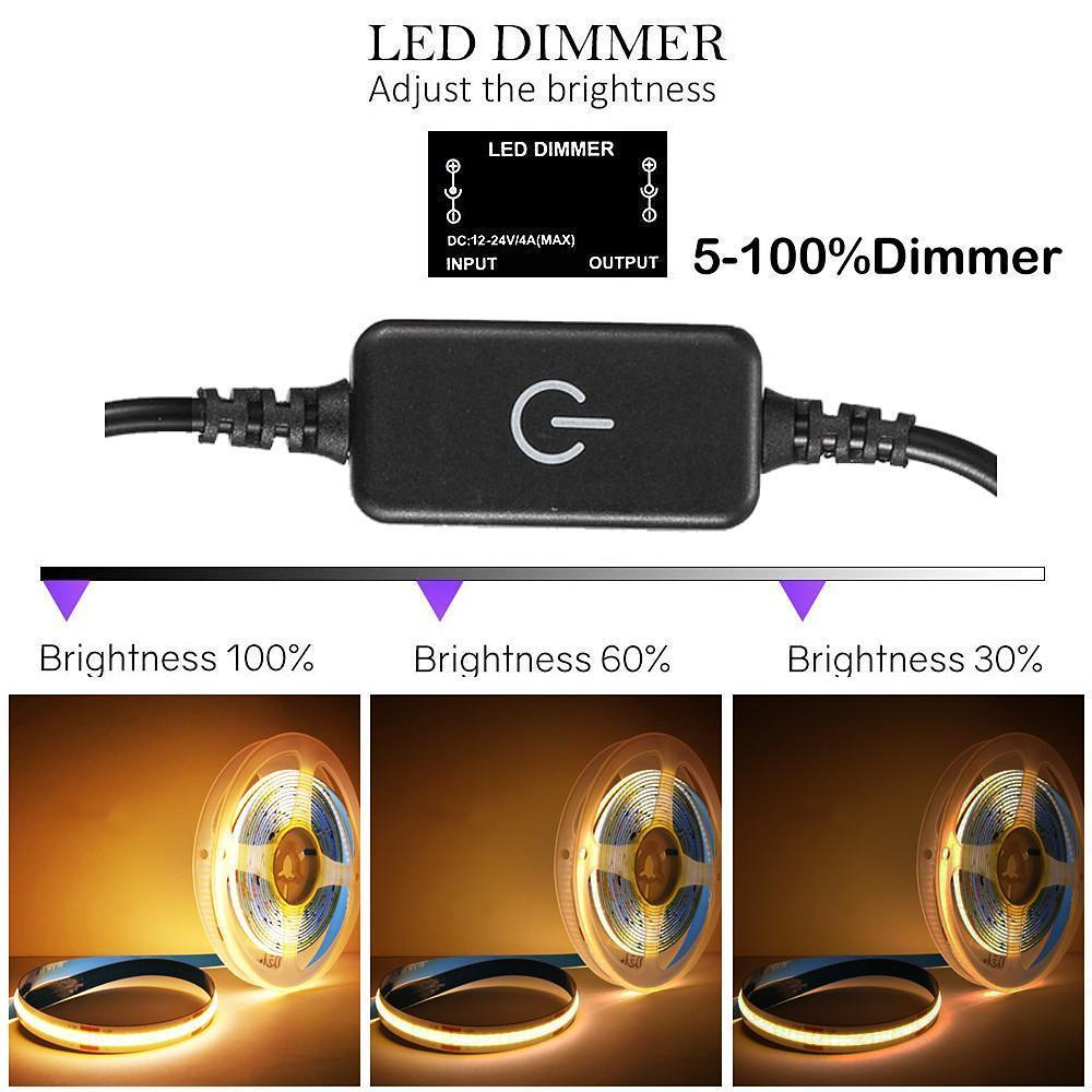 COB Chip-on-board LED Strip Lights-Lighom