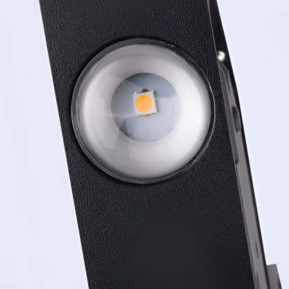 V-shaped Waterproof LED Black Modern Outdoor Wall Lamp Wall Washer Light-Lighom