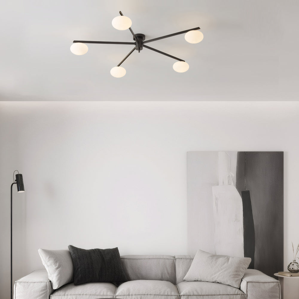 Semi Flush Mount Jasper Ceiling Lamp