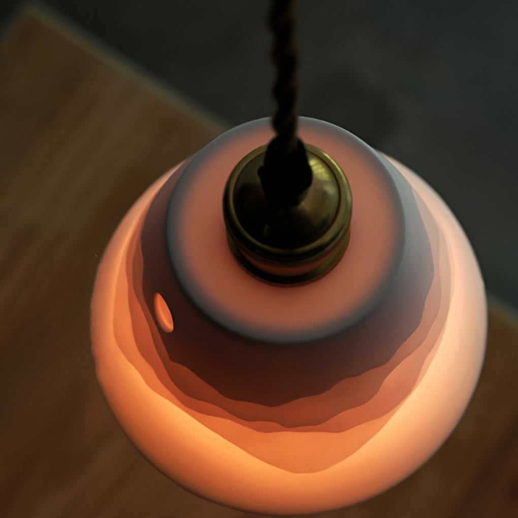 Mountains Shadow Ceramic LED Nordic Island Pendant Wall Lamp