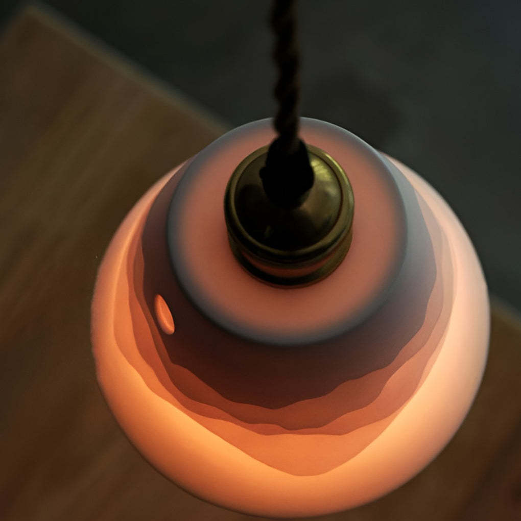 Mountains Shadow Ceramic LED Nordic Island Pendant Wall Lamp