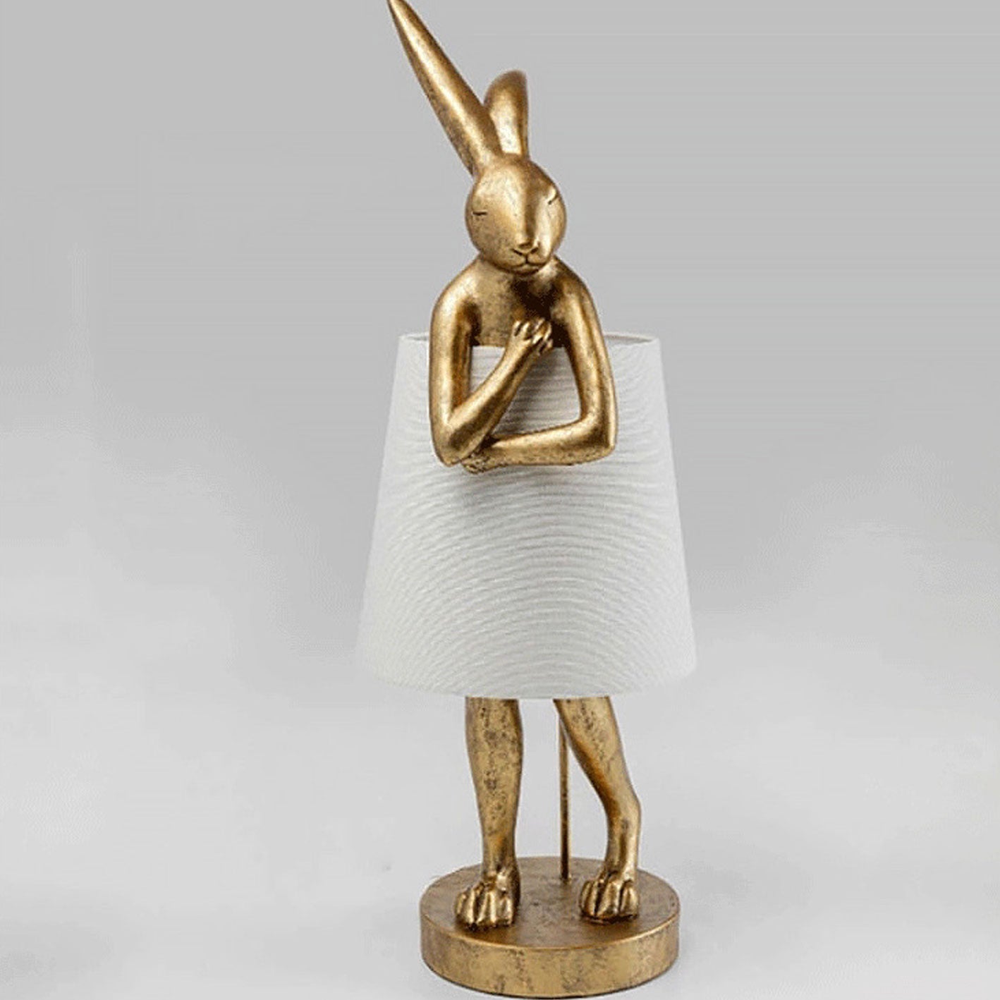 Nordic Apron Rabbit Resin Table Lamp