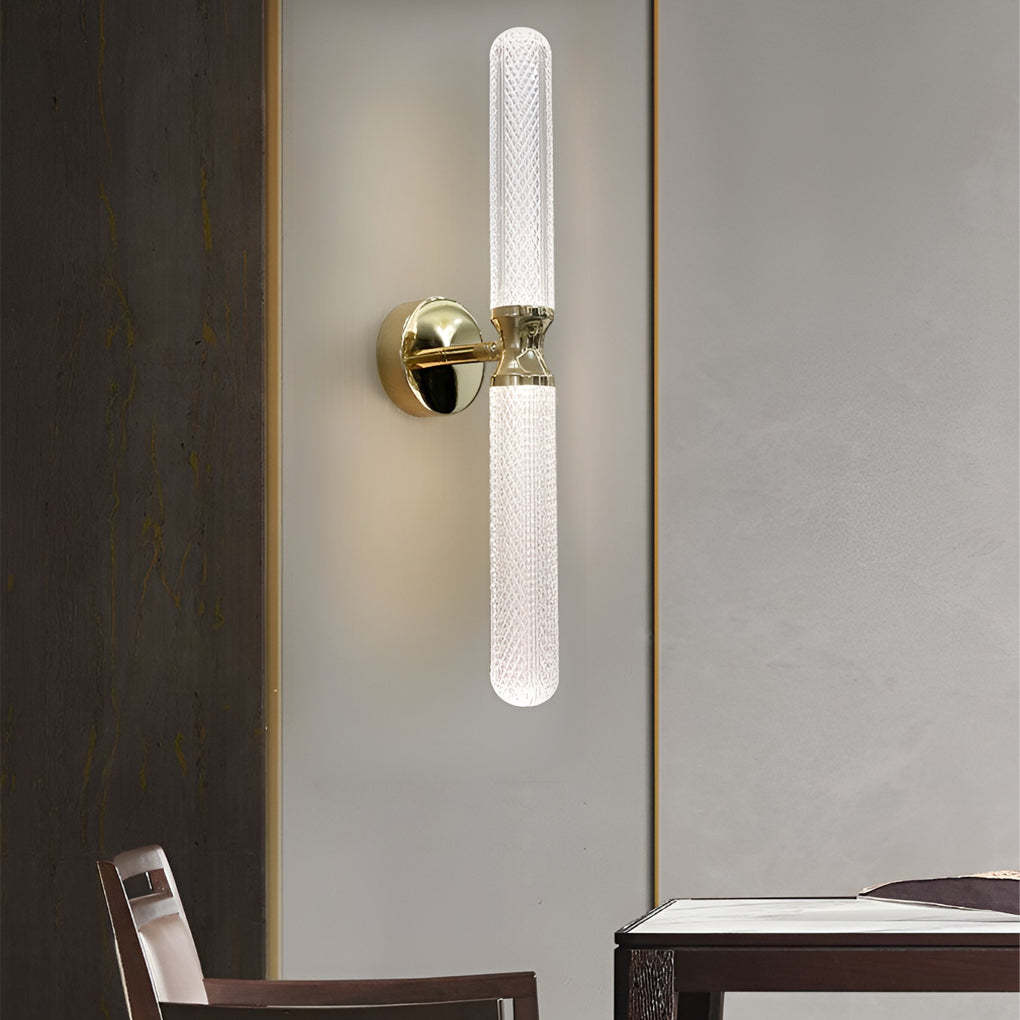 Minimalist Strip Three Step Dimming Light LED Modern Wall Sconces Lighting-Lighom