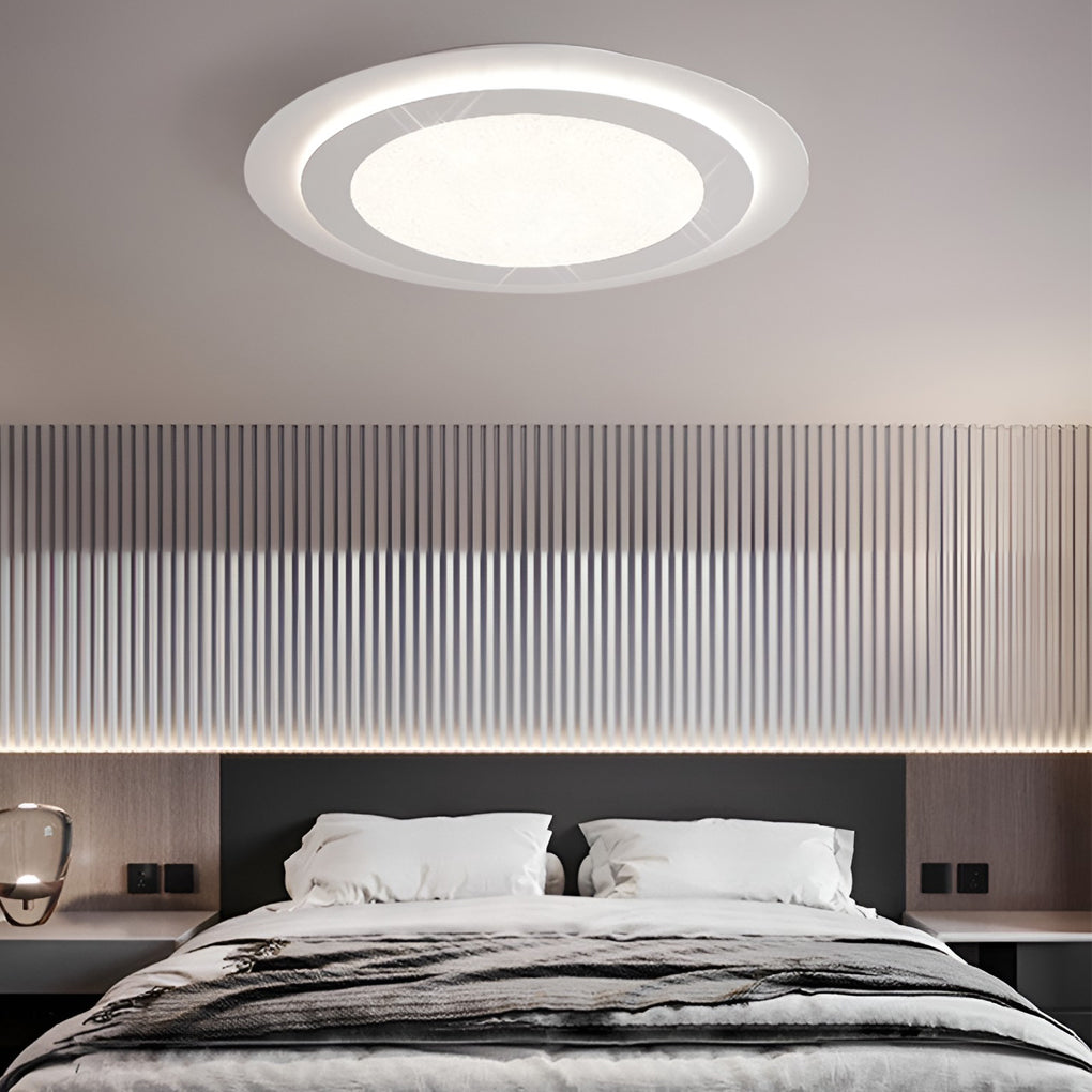 Minimalist Square Circular LED Dimmable Ceiling Light