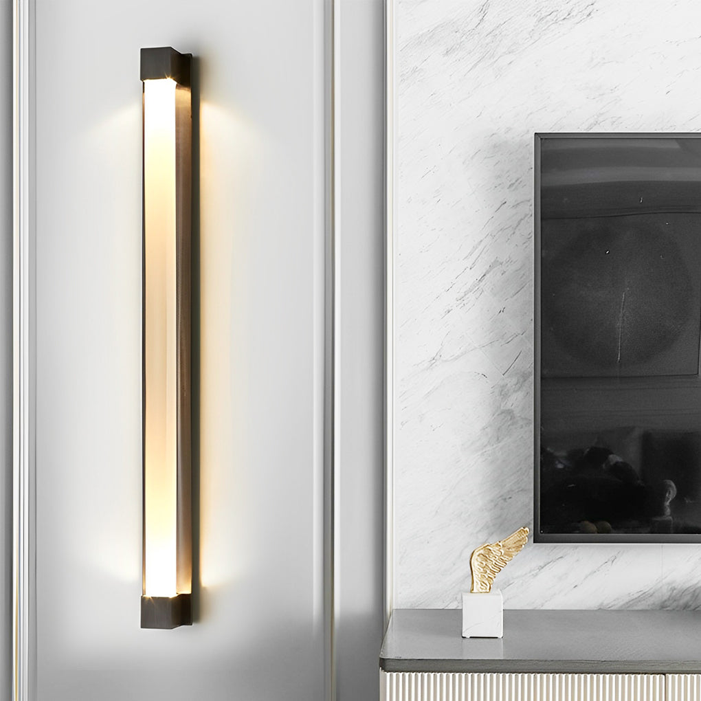 Minimalist Strip Crystal LED Postmodern Wall Sconce