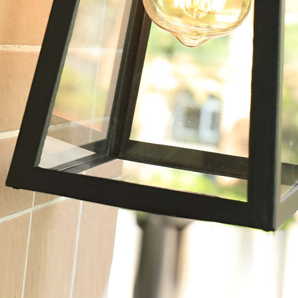 Trapezoidal Waterproof LED Vintage Outdoor Wall Light Wall Sconce Lighting-Lighom