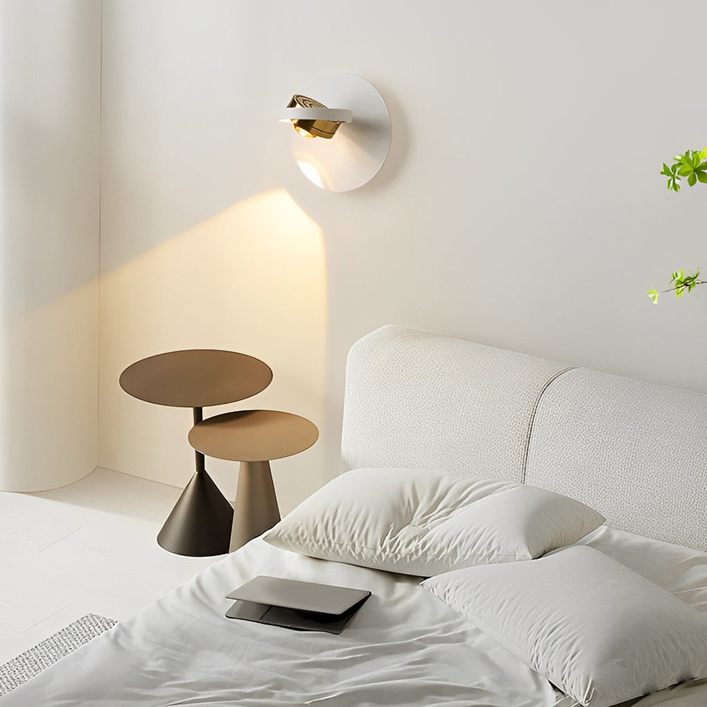 Round Square Creative Free Adjustable Direction Modern Wall Lights Fixture-Lighom