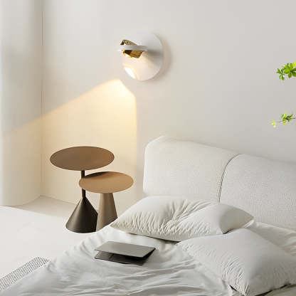 Round Square Creative Free Adjustable Direction Modern Wall Lights Fixture-Lighom