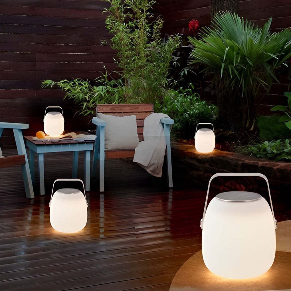 Modern portable lantern outdoor lanterns & lamps for outdoor space — 8"X11" / Set of 8