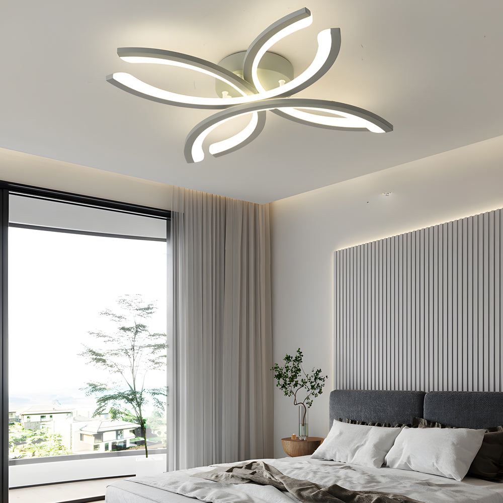 Flower-Shaped Flush Mount Ceiling Light