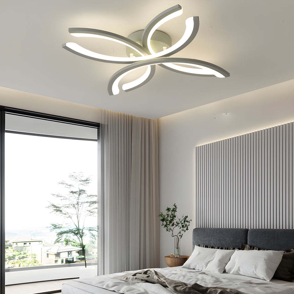 Flower-Shaped Flush Mount Ceiling Light