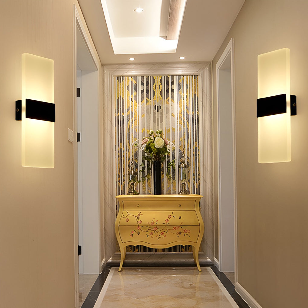 Rectangular Acrylic 6W LED Modern Wall Lamp Wall Sconce Lighting-Lighom