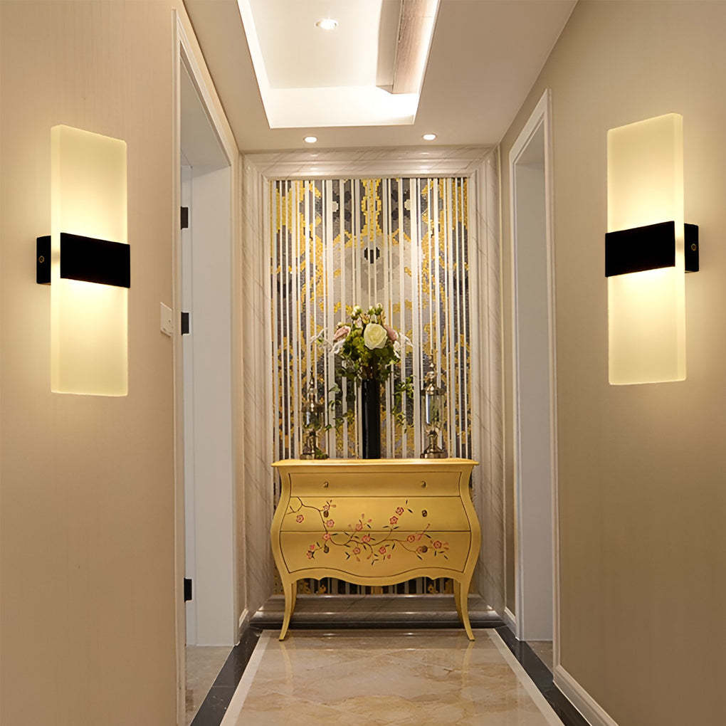Rectangular Acrylic 6W LED Modern Wall Lamp Wall Sconce Lighting-Lighom