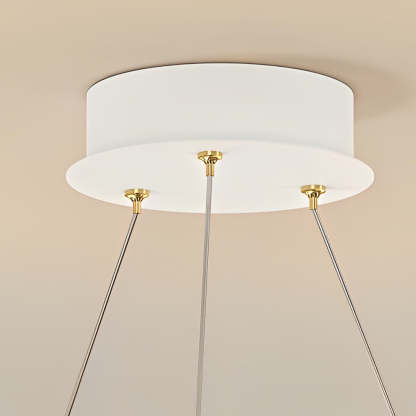 Crystal Glass Flower Crown Dimmable Nordic Chandelier