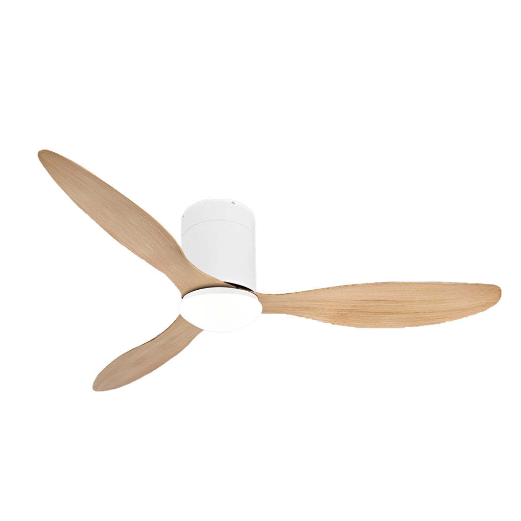 3-Blade Mute Dimmable LED Remote Modern Fan