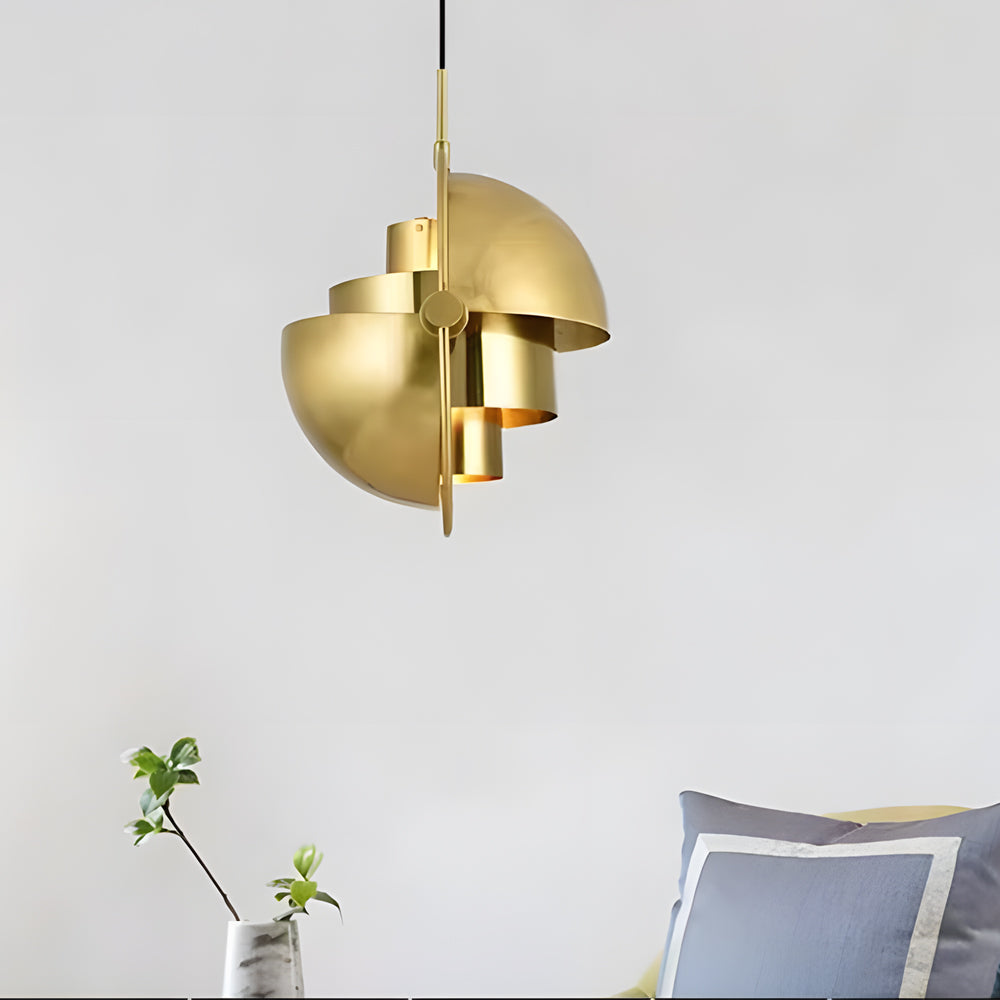 Rotating Shade Iron Nordic Chandelier