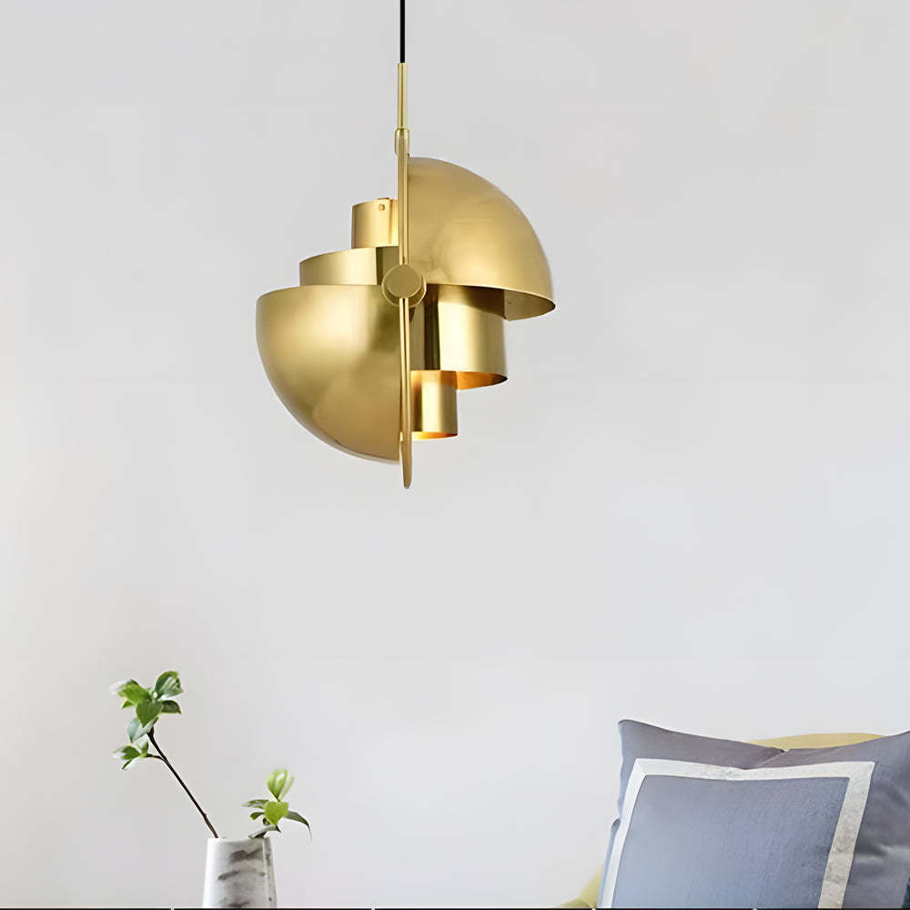 Rotating Shade Iron Nordic Chandelier