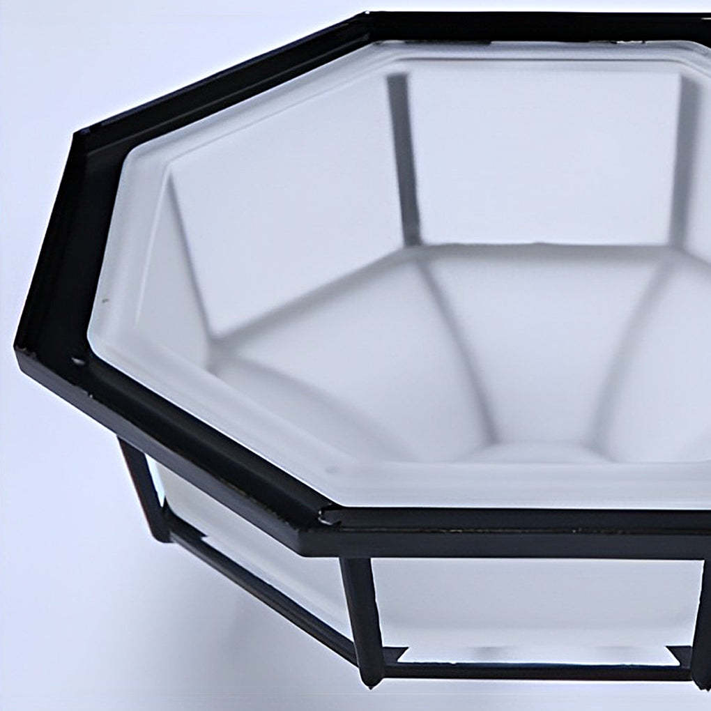 Outdoor Waterproof Aluminum Glass LED European Ceiling Light