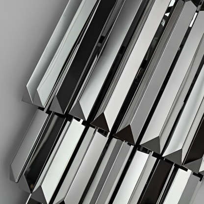 Creative Crystal Metal Three Step Dimming LED Post-Modern Wall Lamp-Lighom