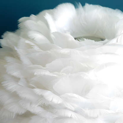 LED Feather Crystal Tassel Ambient Table Lamp