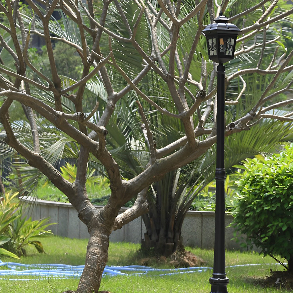 Retro Minimalist LED Waterproof European Style Garden Lamp Post Lights-Lighom