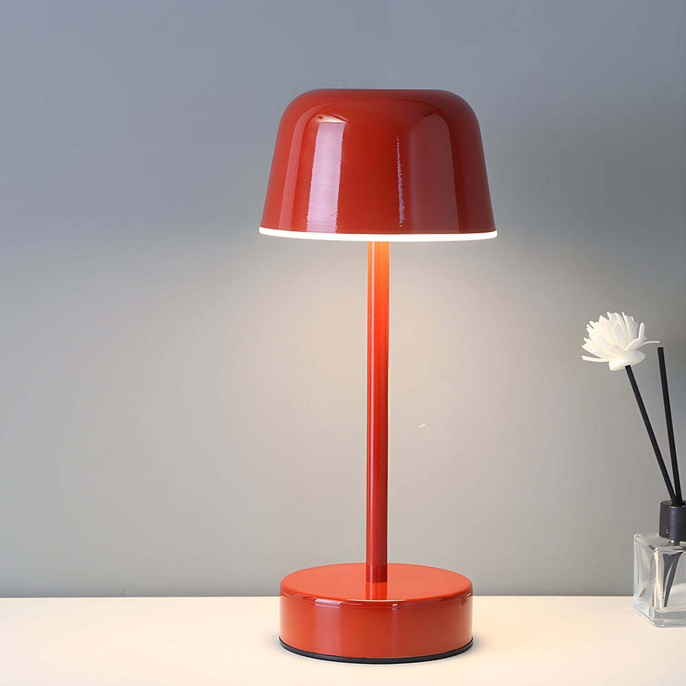 Tunable Metal Finish Table Lamp in Hat-style-Lighom