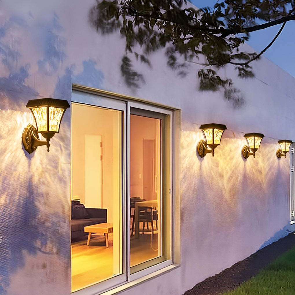 Waterproof LED Smart Touch Switch Modern Outdoor Plug in Wall Sconce Lighting-Lighom