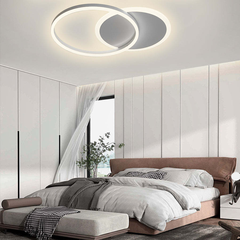 22" Ambient LED Two-Ring Flush Mount