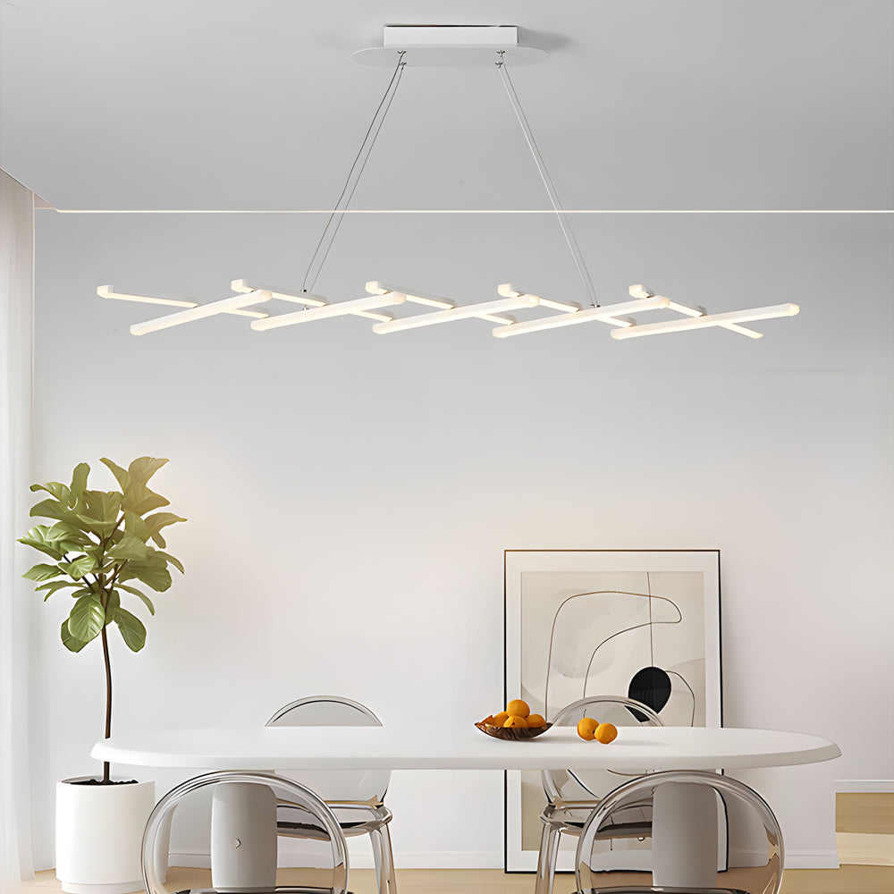 Retractable Dimmable Remote Control LED Pendant Light
