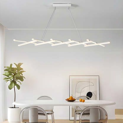 Retractable Dimmable Remote Control LED Pendant Light