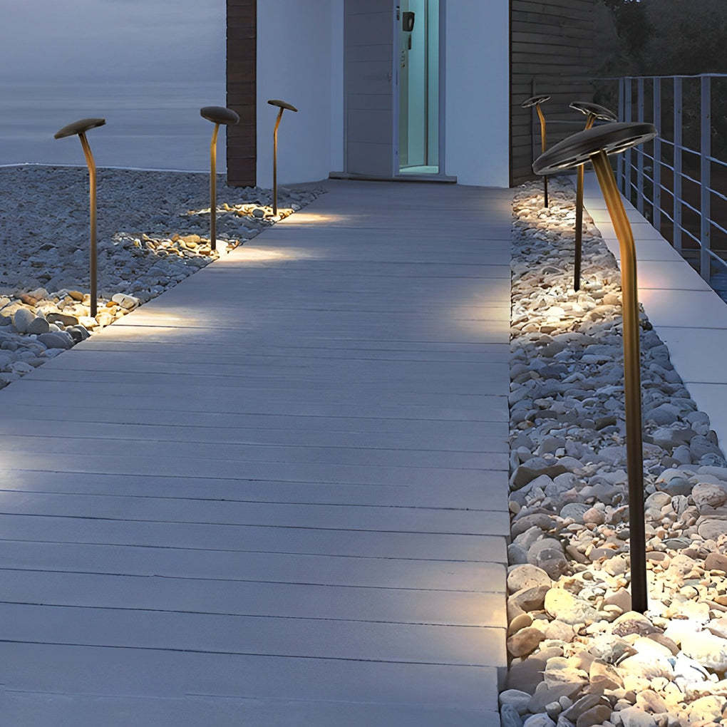 Outdoor Waterproof Mushroom Creative LED Modern Lawn Light Path Lamp-Lighom