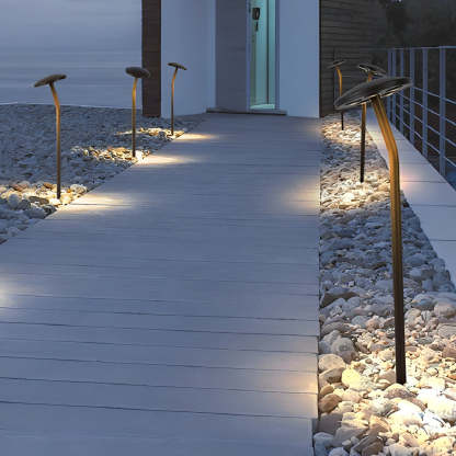 Outdoor Waterproof Mushroom Creative LED Modern Lawn Light Path Lamp-Lighom